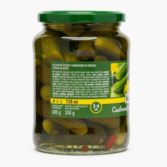 Castraveți dulci-acrișori în oțet 680g