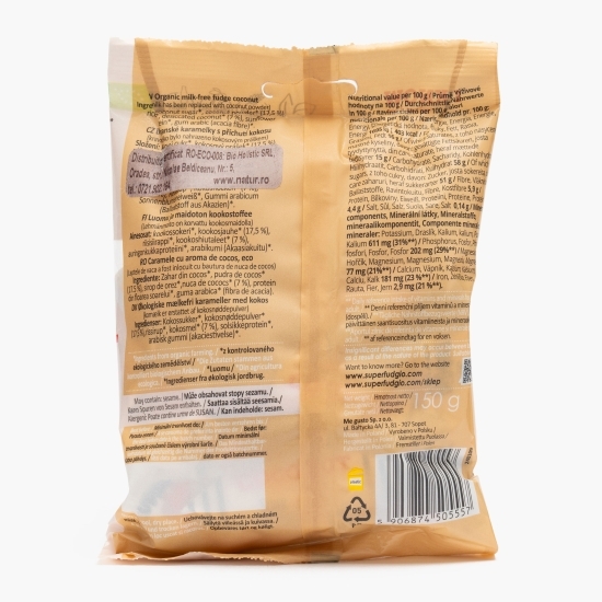 Caramele eco, aromă cocos 150g