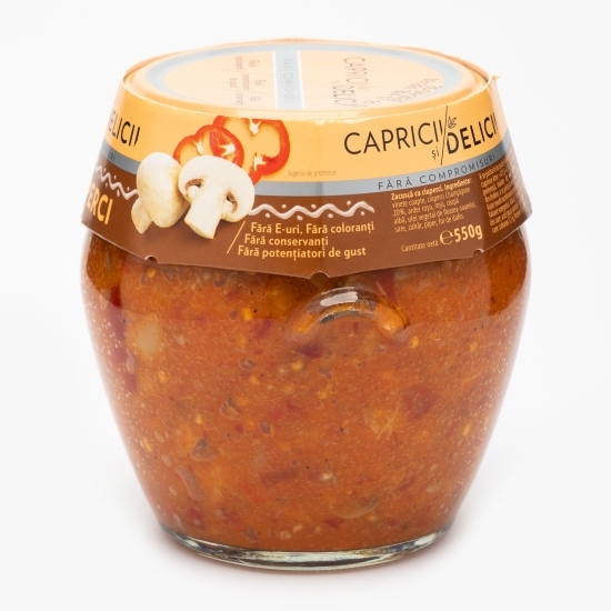 Zacuscă cu ciuperci 550g