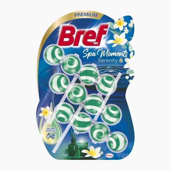 Odorizant toaletă Spa Moments Serenity 3x50g