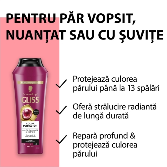 Șampon pentru păr vopsit Color Perfector 400ml