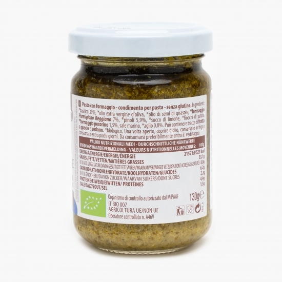Sos pesto cu parmezan eco 130g