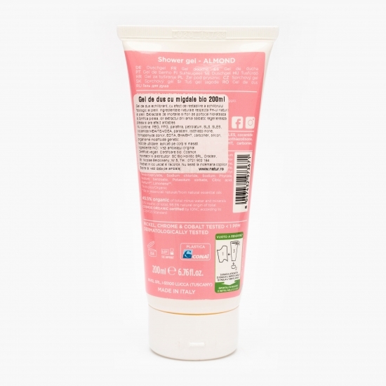 Gel de duș  bio cu migdale 200ml