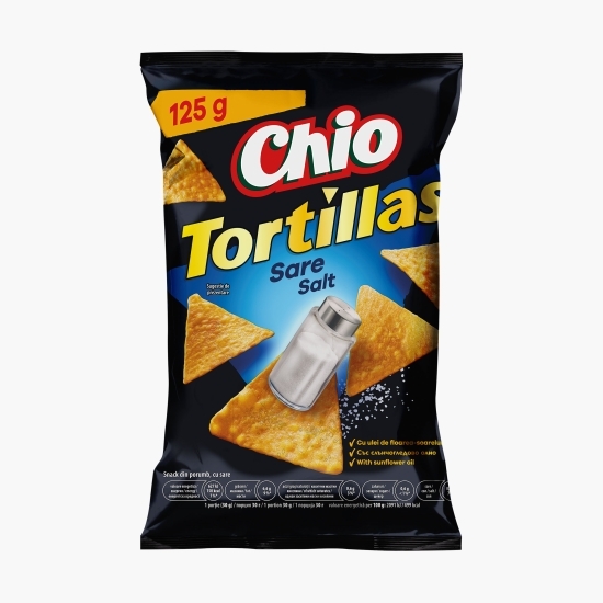 Chipsuri Tortillas cu sare 125g
