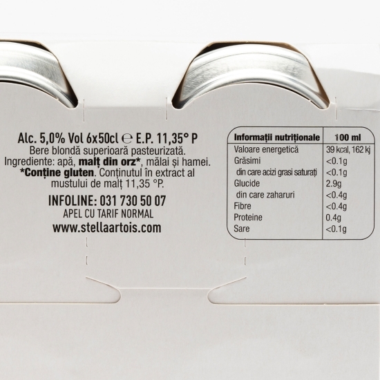 Bere blondă doză 6x0.5l (5+1)