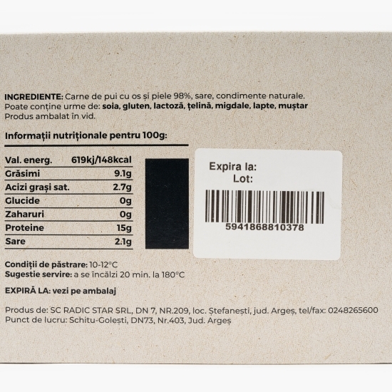 Jumătate de pui copt 600g