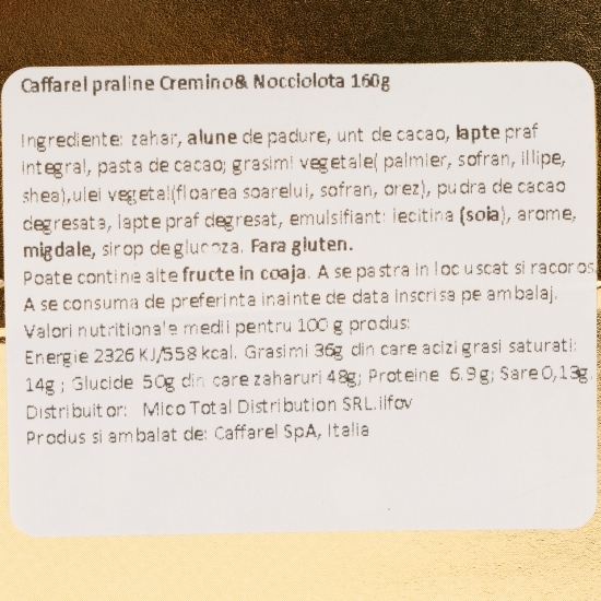 Praline Cremino & Nocciolota 160g