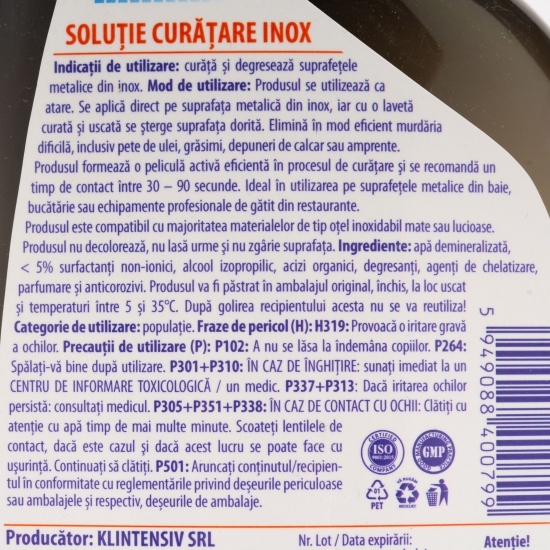 Soluție curățare inox 500ml