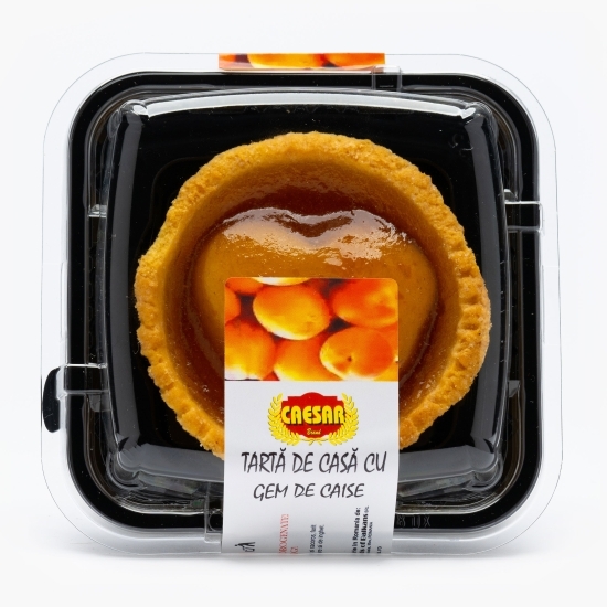 Tartă de casă cu gem de caise 80g