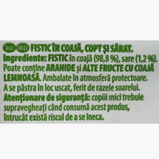 Fistic prăjit și sărat 200g
