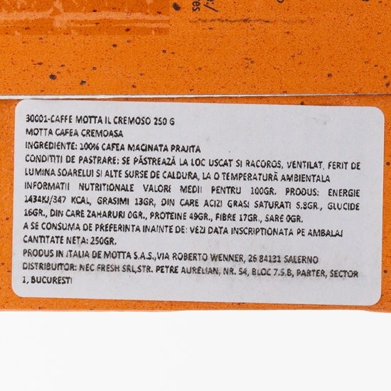 Cafea prăjită, măcinată Il Cremoso 250g