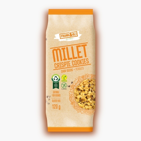 Cookies vegane cu arahide și semințe de chia 120g