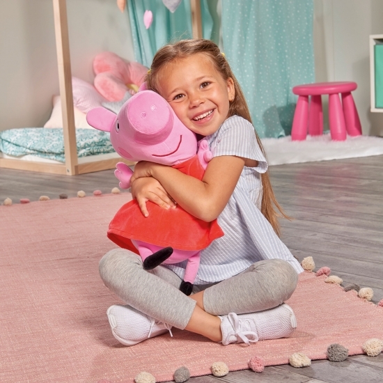 Jucărie de pluș Peppa Pig, Purcelușa Peppa, 33 cm 1+ ani