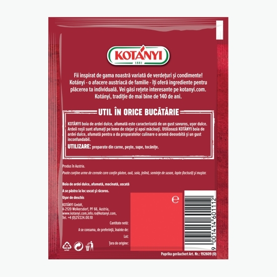 Boia de ardei dulce afumată 25g