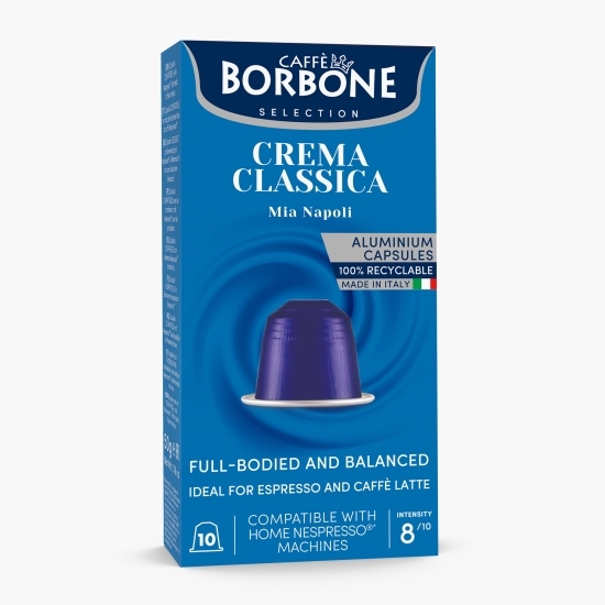Crema Classica, Mia Napoli, Nespresso, 10 băuturi, capsule cafea