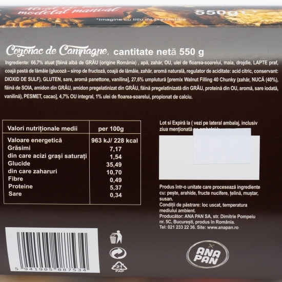 Cozonac de Campagne 550g
