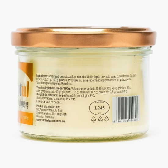 Untul cel gingaș, 80% grăsime, fără lactoză 150g