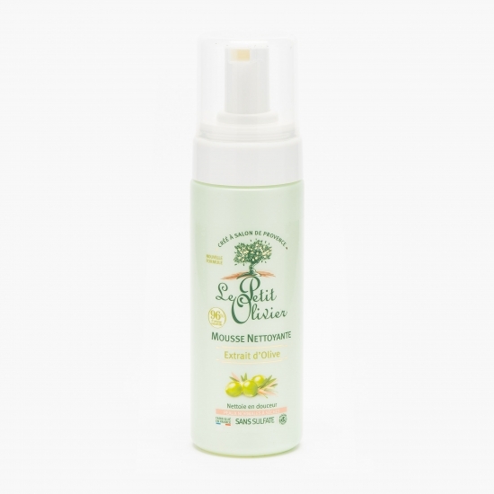 Demachiant spumă pentru ten normal și uscat, cu ulei de măsline 150ml