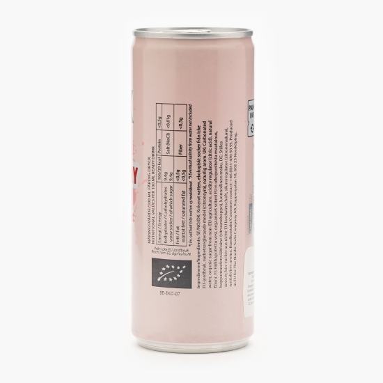 Apă carbogazoască eco cu aromă de Strawberry Cake 0.25l
