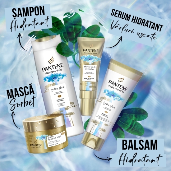 Balsam de păr Pro-V Miracles Hydra Glow pentru păr uscat și deshidratat, 200ml