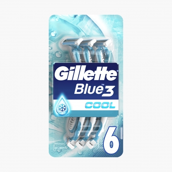 Aparat de ras de unică folosință Blue3 Cool 6 buc