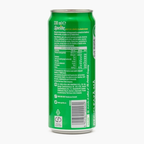 Băutură carbogazoasă Fresh, doză, 330ml