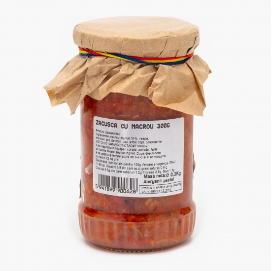 Zacuscă cu macrou afumat 300g