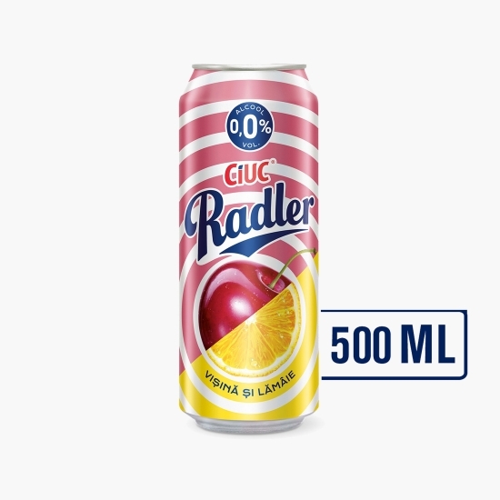 Bere cu gust de vișine și lămâie cu 0% alc. doză 0.5l
