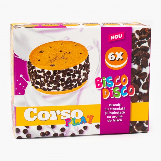 Înghețată sandwich multipack Bisco disco 6x48g