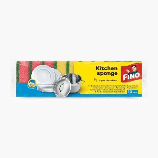 Bureți colorați pentru bucătărie 10 buc