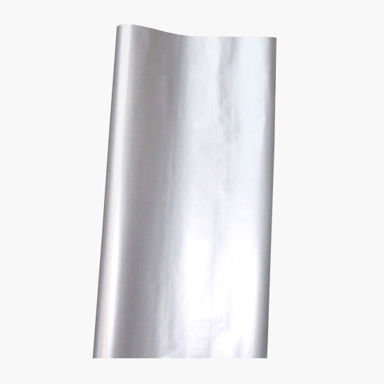 Hârtie pentru ambalat argintie 70x 200cm