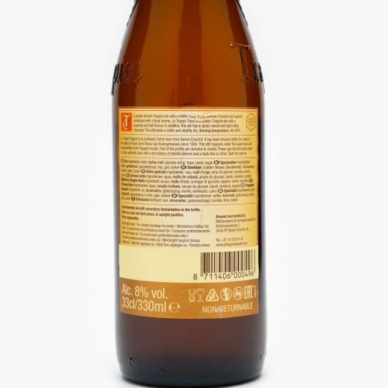 Bere blondă belgiană sticlă 0.33l
