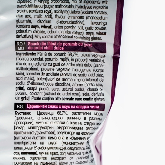 Chipsuri din făină de porumb cu gust de ardei chilli dulce 100g