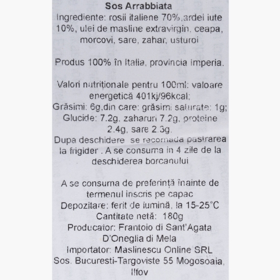 Măslinescu - Sos Arrabbiata 180g