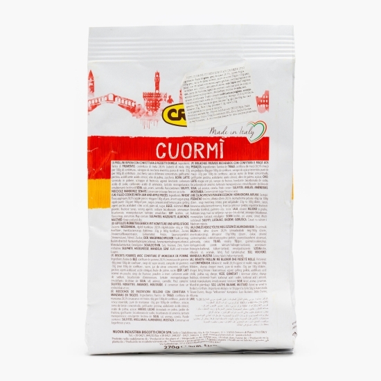 Biscuiți umpluți cu gem și bucăți de măr 270g