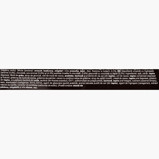 Înghețată cu caramel, ciocolată și arahide, 110ml (70g)