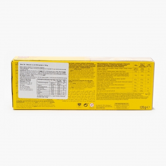 Biscuiți cu unt fără gluten Bisc'Or 120g 