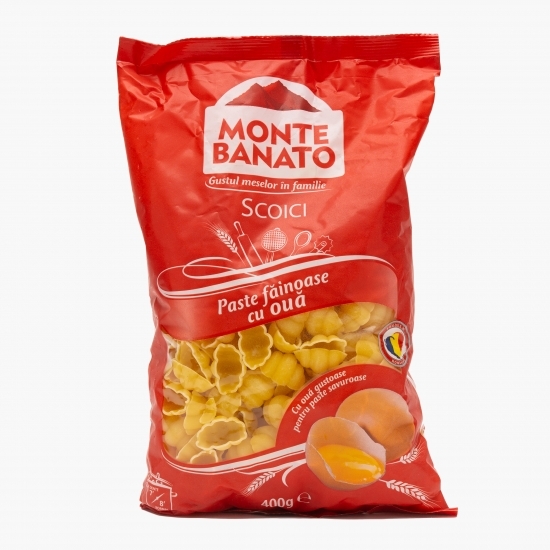 Paste făinoase cu ouă - scoici 400g