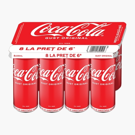 Băutură carbogazoasă cola 8x0.33l
