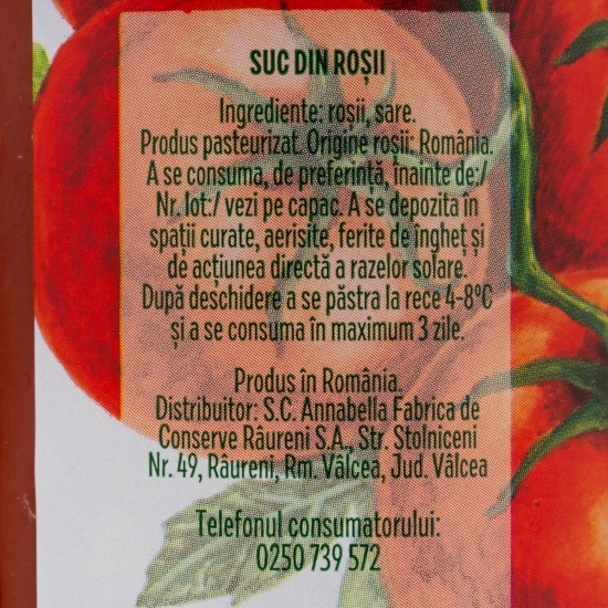 Suc din roșii proaspete 745g