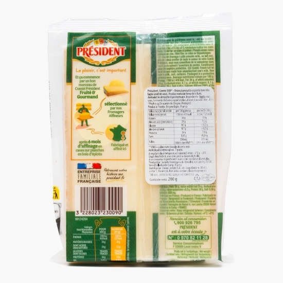 Brânză Comté maturată 6 luni DOP, 200g