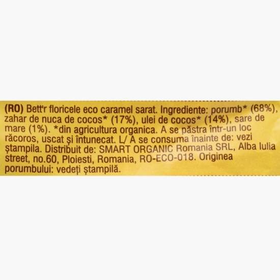 Popcorn eco cu caramel sărat 60g