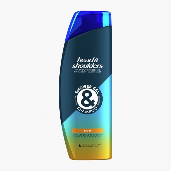 Gel de duș și șampon 3 în 1 Sport 360ml