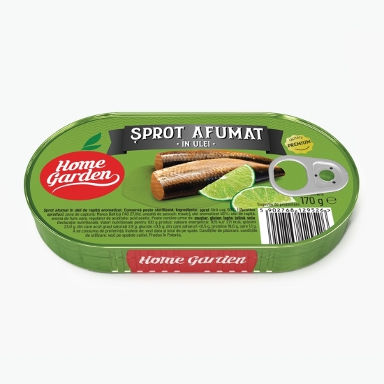 Șprot afumat în ulei 170g