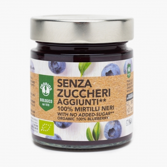 Dulceață de afine eco fără zahăr 215g