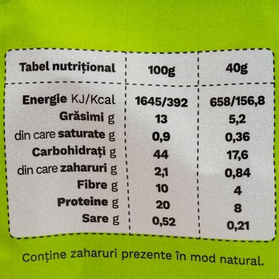 Snacks Sănățele eco din mazăre, năut și linte, fără gluten 40g