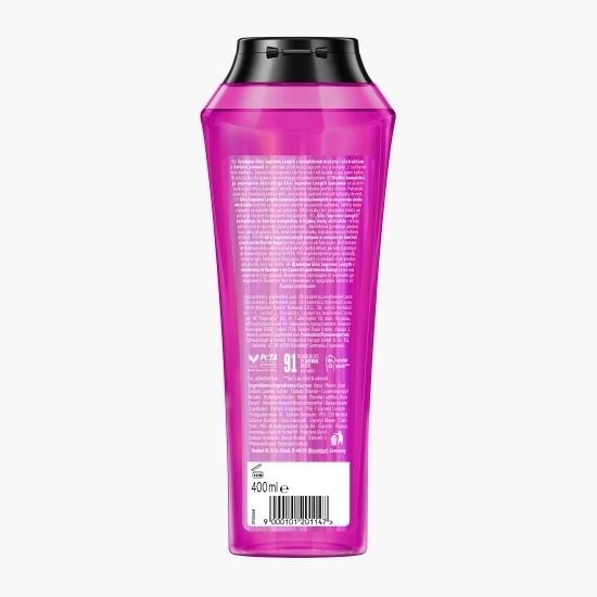 Șampon pentru păr lung predispus la deteriorare Supreme Length 400ml