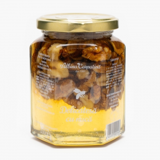 Miere de salcâm cu nucă 350g