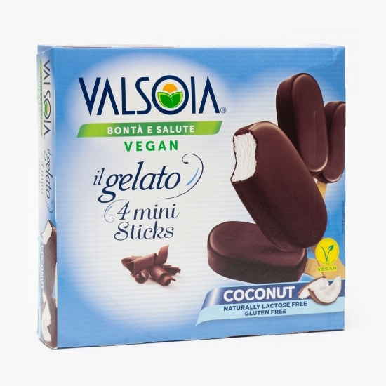 Înghețată pe băț cu aromă de cocos 4x50g