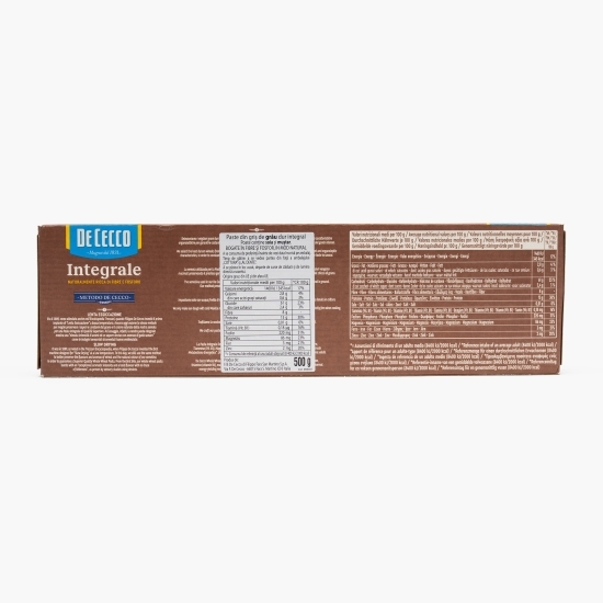 Paste integrale Spaghetti 500g